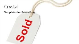  Presentation with scroll paper isolated on white - Cool new slides with sales tax - label sold isolated on white backdrop and a white colored foreground