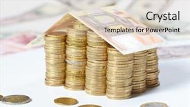  Presentation with tax - PPT theme having sales tax - money house background and a lemonade colored foreground