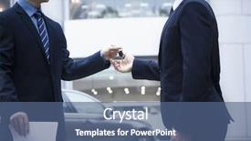  Presentation with water fuelled car - Audience pleasing PPT theme consisting of abstract purple and orange bokeh backdrop and a coral colored foreground