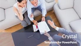  Presentation with salesman - Cool new theme with schedule task agenda appointment planning strategy concept backdrop and a light gray colored foreground