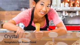  Presentation with cream - Theme enhanced with hardback books with magnifying glass background and a light gray colored foreground