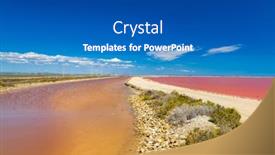  Presentation with region 3 - Presentation theme enhanced with salin-de-giraud-in-camargue background and a  colored foreground