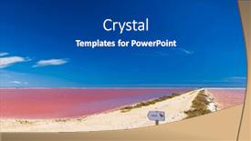  Presentation with cordillera ar region - Presentation design having salin-de-giraud-in-camargue background and a dark gray colored foreground