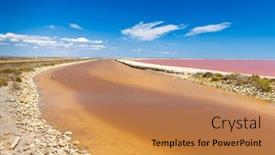  Presentation with region - Slides featuring salin-de-giraud-in-camargue background and a  colored foreground