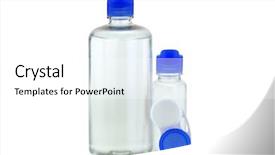  Presentation with contact lens - Slide set having salinity - bottles of multi-purpose contact lens background and a white colored foreground