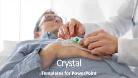  Presentation with hospital - Beautiful PPT layouts featuring salinity - cropped image of doctor adjusting backdrop and a gray colored foreground