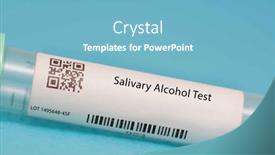  Presentation with medical liver - Presentation theme with salivary-alcohol-test-this-test background and a light blue colored foreground