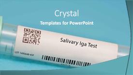  Presentation with immunoglobulin - Presentation theme consisting of salivary-iga-test-this-test background and a light blue colored foreground