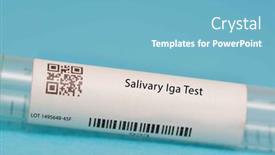  Presentation with immunoglobulin - Slide set featuring salivary-iga-test-this-test background and a light blue colored foreground