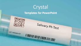  Presentation with diabetes - Theme featuring salivary-ph-test-this-test background and a light blue colored foreground