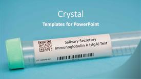  Presentation with immunoglobulin - PPT theme enhanced with salivary-secretory-immunoglobulin-a-siga background and a light blue colored foreground