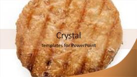  Presentation with salmon - Theme with salmon-burger-on-white-background background and a yellow colored foreground