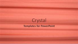  Presentation with salmon - Slides with salmon-color-crepe-paper-background background and a coral colored foreground