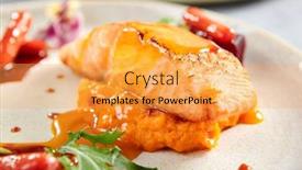  Presentation with passion fruit - Slides enhanced with salmon-fillet-with-beet background and a yellow colored foreground