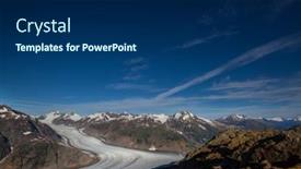  Presentation with canada - Presentation theme consisting of salmon-glacier-in-stewart-canada background and a navy blue colored foreground