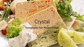  Presentation with rocket - Cool new presentation theme with salmon pastete with rocket salad backdrop and a yellow colored foreground