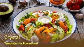  Presentation with leafy greens - 