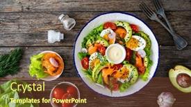  Presentation with leafy greens - 