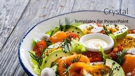  Presentation with leafy greens - 