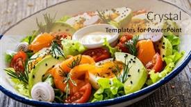  Presentation with leafy greens - 