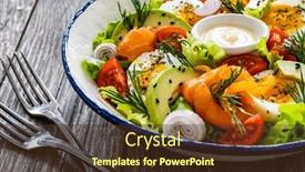  Presentation with leafy greens - 