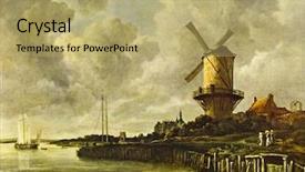  Presentation with salomon - Audience pleasing presentation consisting of o m - salomon van ruysdael 1602 backdrop and a yellow colored foreground