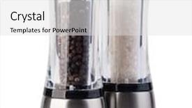  Presentation with tata salt - Colorful PPT layouts enhanced with salt and pepper grinders isolated on white backdrop and a white colored foreground