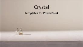  Presentation with table salt - Amazing theme having salt and pepper shakers backdrop and a soft green colored foreground