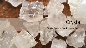  Presentation with crystals - Amazing slides having salt crystals - extreme macro narrow backdrop and a  colored foreground
