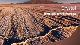  Presentation with bolivia tourism - Amazing presentation design having salt earth - salar de uyuni bolivia backdrop and a  colored foreground