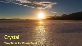  Presentation with bolivia tourism - Slide set enhanced with salt earth - salar de uyuni bolivia background and a tawny brown colored foreground