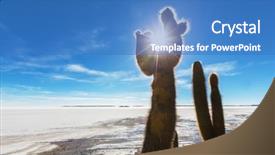  Presentation with bolivia tourism - Presentation theme consisting of salt earth - salar de uyuni bolivia background and a  colored foreground