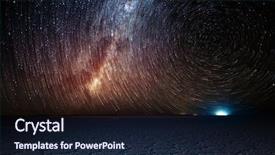  Presentation with salt - Amazing presentation theme having salt flat and night star backdrop and a wine colored foreground