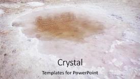  Presentation with flat earth - Colorful slide deck enhanced with little blond girl is playing on the rocky beach of the ocean backdrop and a gray colored foreground