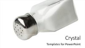  Presentation with salt evaporation ponds on gozo - PPT layouts enhanced with salt from a salt shaker background and a white colored foreground