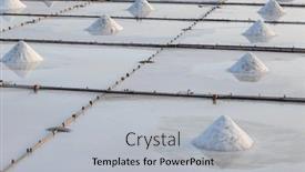  Presentation with farm - PPT layouts consisting of salt-in-sea-salt-farm background and a  colored foreground