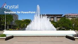  Presentation with salt lake temple - Slide set with salt-lake-city-utah-june background and a teal colored foreground