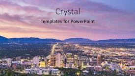  Presentation with salt lake city - Theme enhanced with salt-lake-city-utah-usa background and a light blue colored foreground