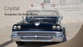  Presentation with lake front - Beautiful slides featuring salt-lake-city-utah-usa backdrop and a light gray colored foreground