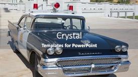  Presentation with lake front - Beautiful theme featuring salt-lake-city-utah-usa backdrop and a ocean colored foreground