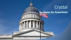  Presentation with salt lake city - Audience pleasing slide deck consisting of salt-lake-city-utah-usa backdrop and a ocean colored foreground