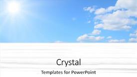  Presentation with salt lake temple - Presentation theme featuring salt lake desert - of beach background and a  colored foreground