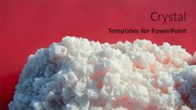  Presentation with microalgae - Amazing PPT layouts having salty pink lake with crystals backdrop and a red colored foreground