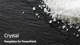  Presentation with salt evaporation ponds on gozo - Slide set consisting of salt on black background and a  colored foreground