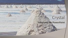  Presentation with salt - Audience pleasing PPT layouts consisting of salt-on-the-salt-lake backdrop and a light gray colored foreground