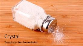  Presentation with salt - PPT theme consisting of background seasonal gift-giving theme background and a tawny brown colored foreground.