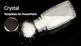  Presentation with salt evaporation ponds on gozo - Amazing slides having salt shaker with spilled salt backdrop and a black colored foreground