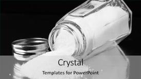  Presentation with table salt - PPT theme enhanced with salt shaker background and a light gray colored foreground