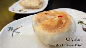  Presentation with soy milk - Presentation with salt-soy-milk-taiwanese-famous background and a coral colored foreground