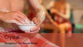  Presentation with two black women - PPT layouts with salt stress - three friends - two women background and a red colored foreground